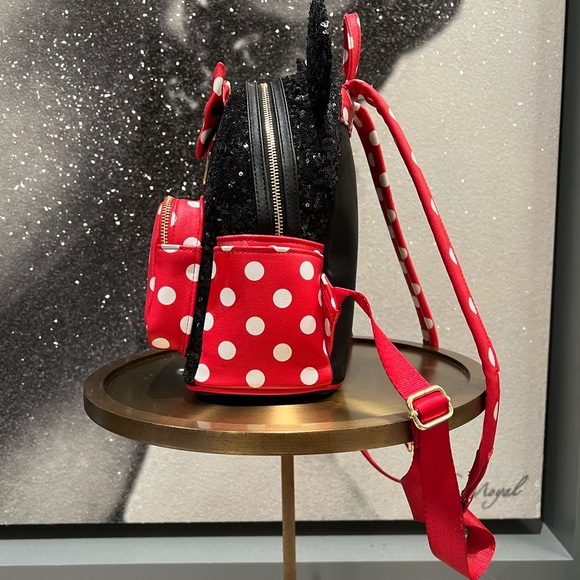 Disney Minnie Mouse Loungefly Backpack - Picture 3 of 8